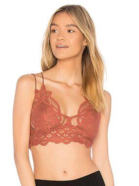 Free People Adella Bralette in Copper
